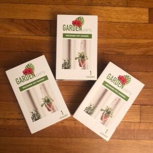 3 Macrame plant hangers new in box. Great gifts!